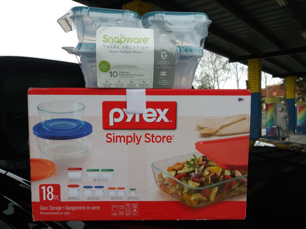 Pyrex and Snapware