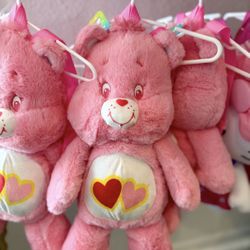 Care Bears Plush Back Packs New With tags 