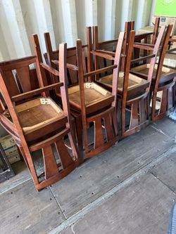 High Dining Table 8 Chairs