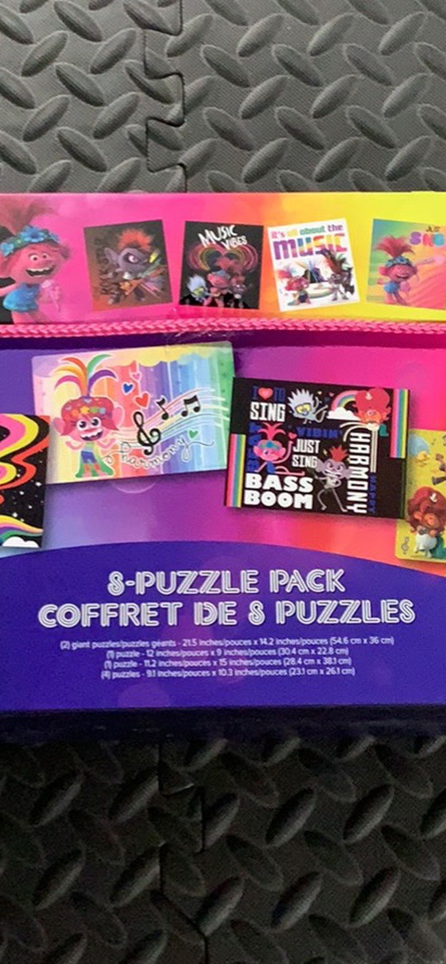 New Trolls World Tour 8-Puzzle Pack Box