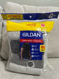 Gildan Men’s Crew Neck T-Shirts 10 pack