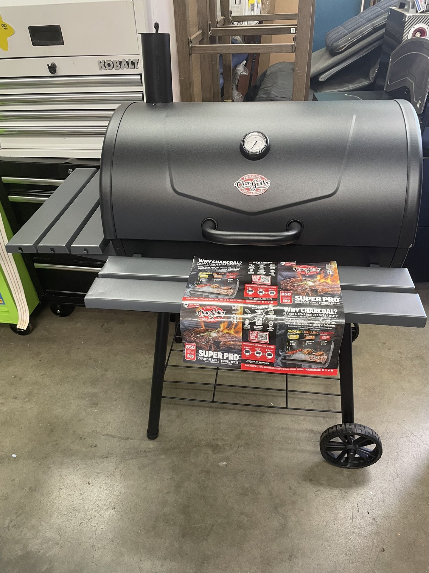 Bbq Grill Charcoal Black 