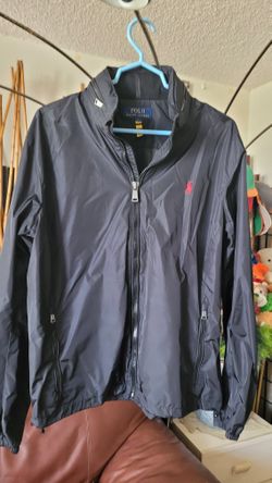 2 New men's Polo windbreakers w/hideaway hoods