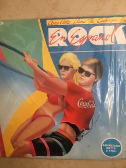 Vinyl record in Spanish ,fill your head with rock