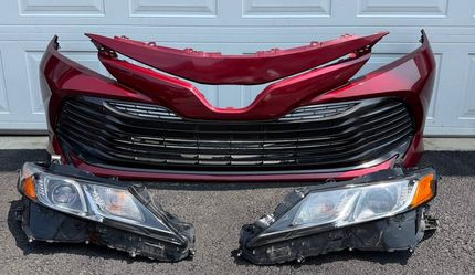 RED TOYOTA CAMRY 2018 2019 2020 FRONT BUMPER