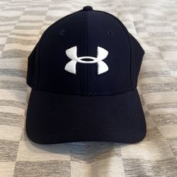 Stylish Under Armour Blue Hat – L/XL – Fitted Athletic Cap