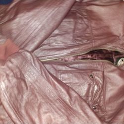 Leather Bomber jacket