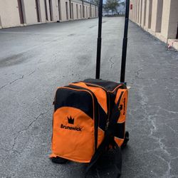Brunswick Bowling Bag And Nitrous Bowling Ball