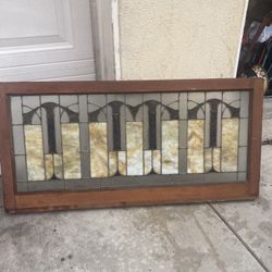 Antique Stain Glass Window 