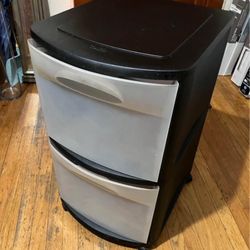 $45, 2 Drawer Sterilite Storage Drawers 