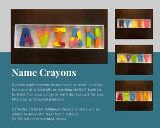 Custome Crayon Names