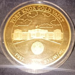 1937 U.S. / Fort Knox Gold Vault Commemorative Coin