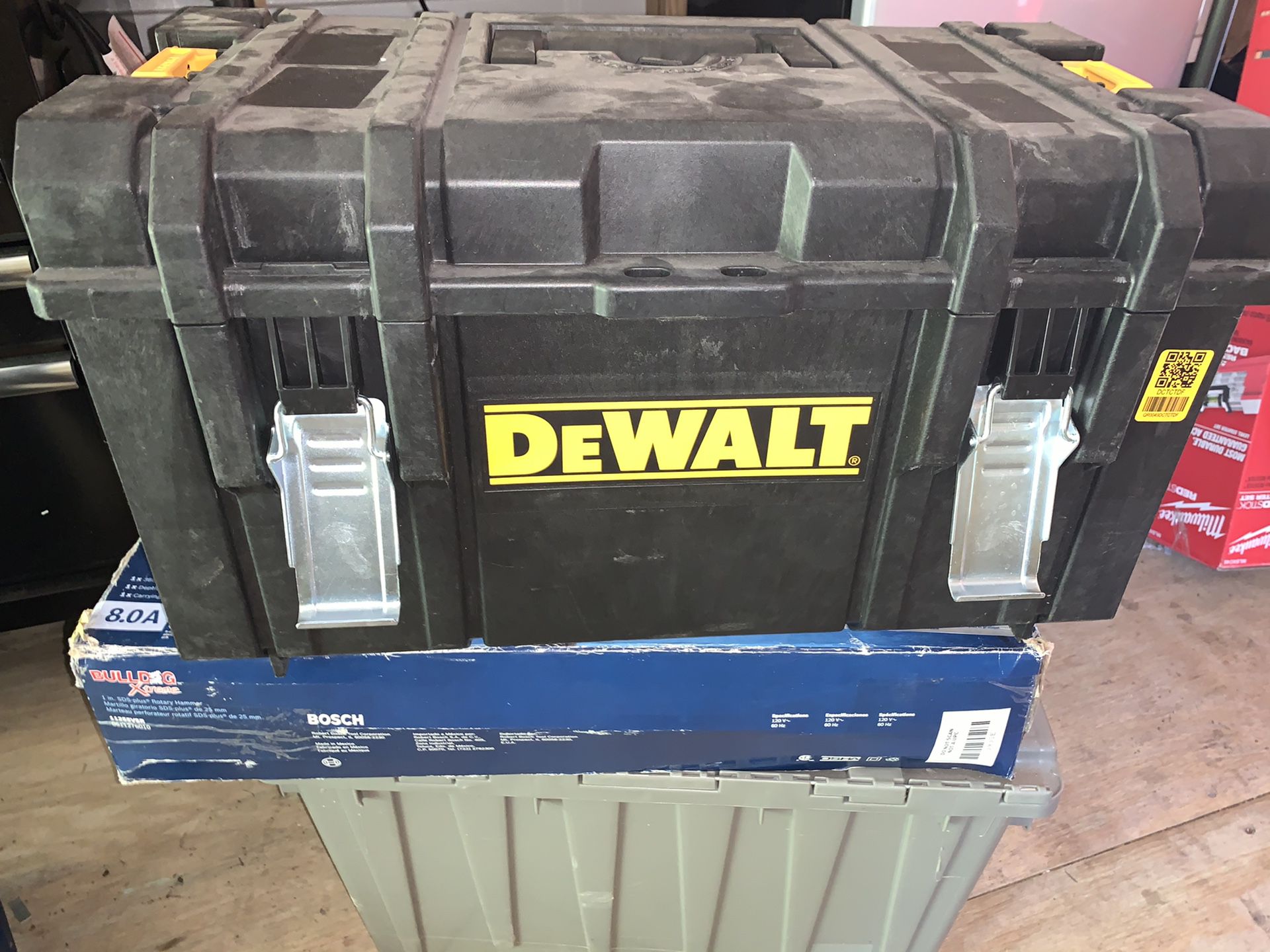 Dewalt tough system tool box 35 each firm price