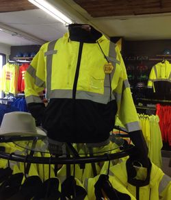 Class 3 High Visibility Safety Jacket with Removable Fleece