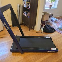 Goplus 1100W Folding Treadmill Electric Motorized Power Fitness Running Machine w/Support