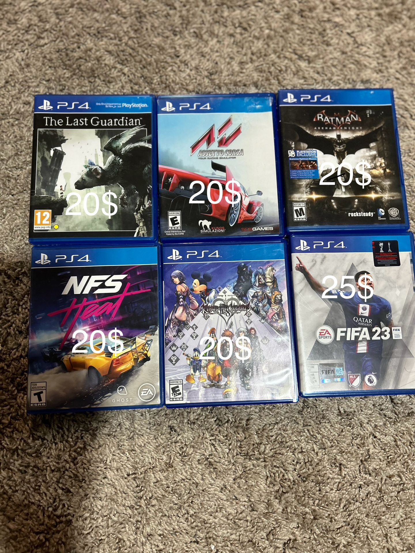 Selling Ps4 Games