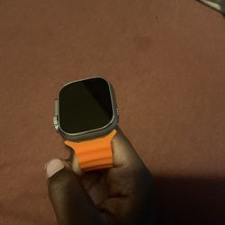 Apple Watch 49mm Titanium And Ceramic Case Sapphire Crystal  Charger Included