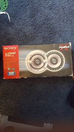 Xs -v160hp Sony 2 way xplōd speakers
