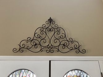 Wrought Iron Scroll Wall Decor