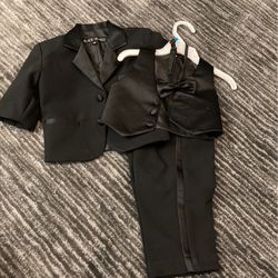 6-12 Month Black tuxedo