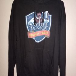 Samuel L Jackson Beer Sweatshirt Large 🍻 How's It Taste MF 