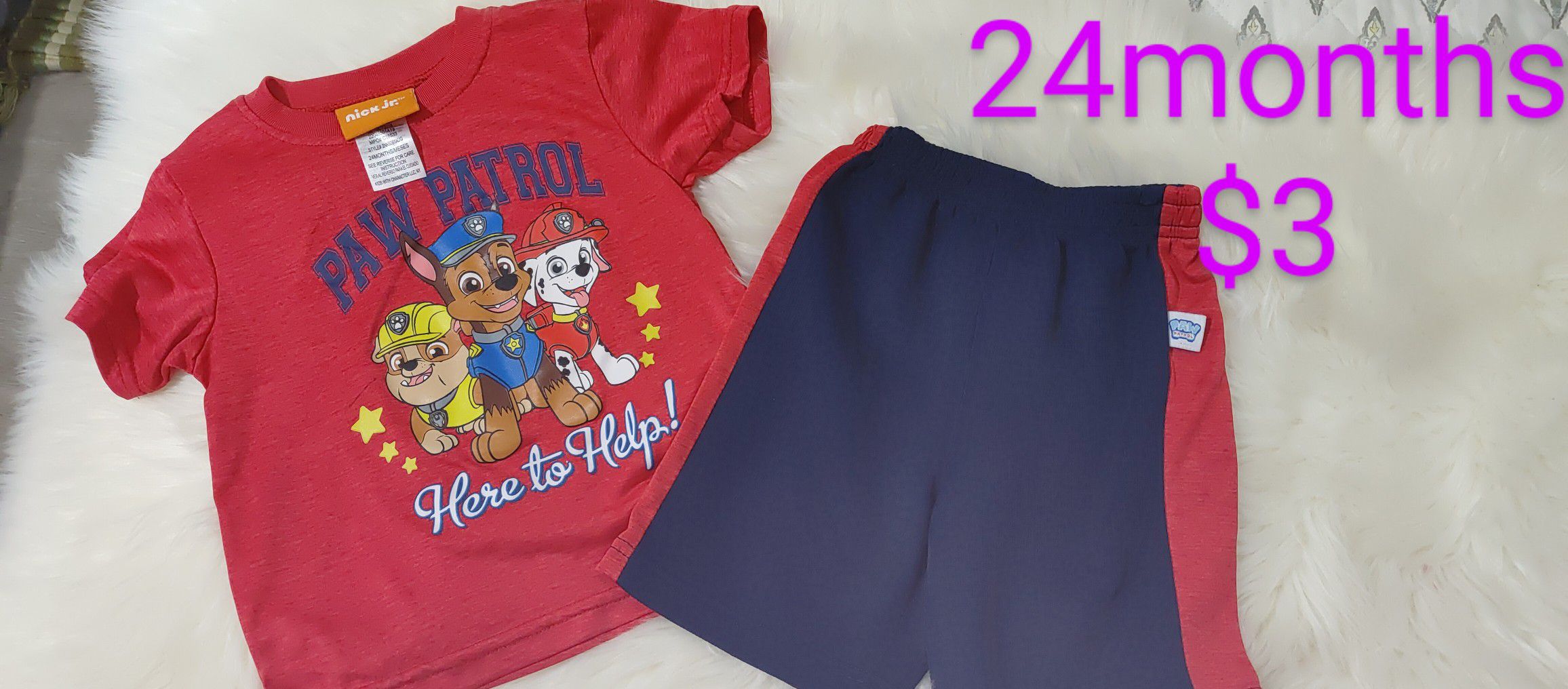 Paw 🐾 patrol outfit 24 months $3