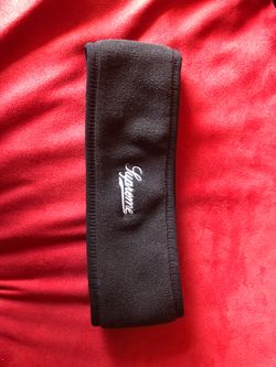 Supreme Polartec Logo Headband Black
