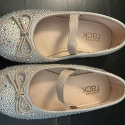 Girls Sparkling Flats Nordstroms Rack