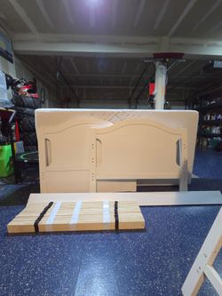 Twin Nectar Mattress and Old Cannery Bed Frame