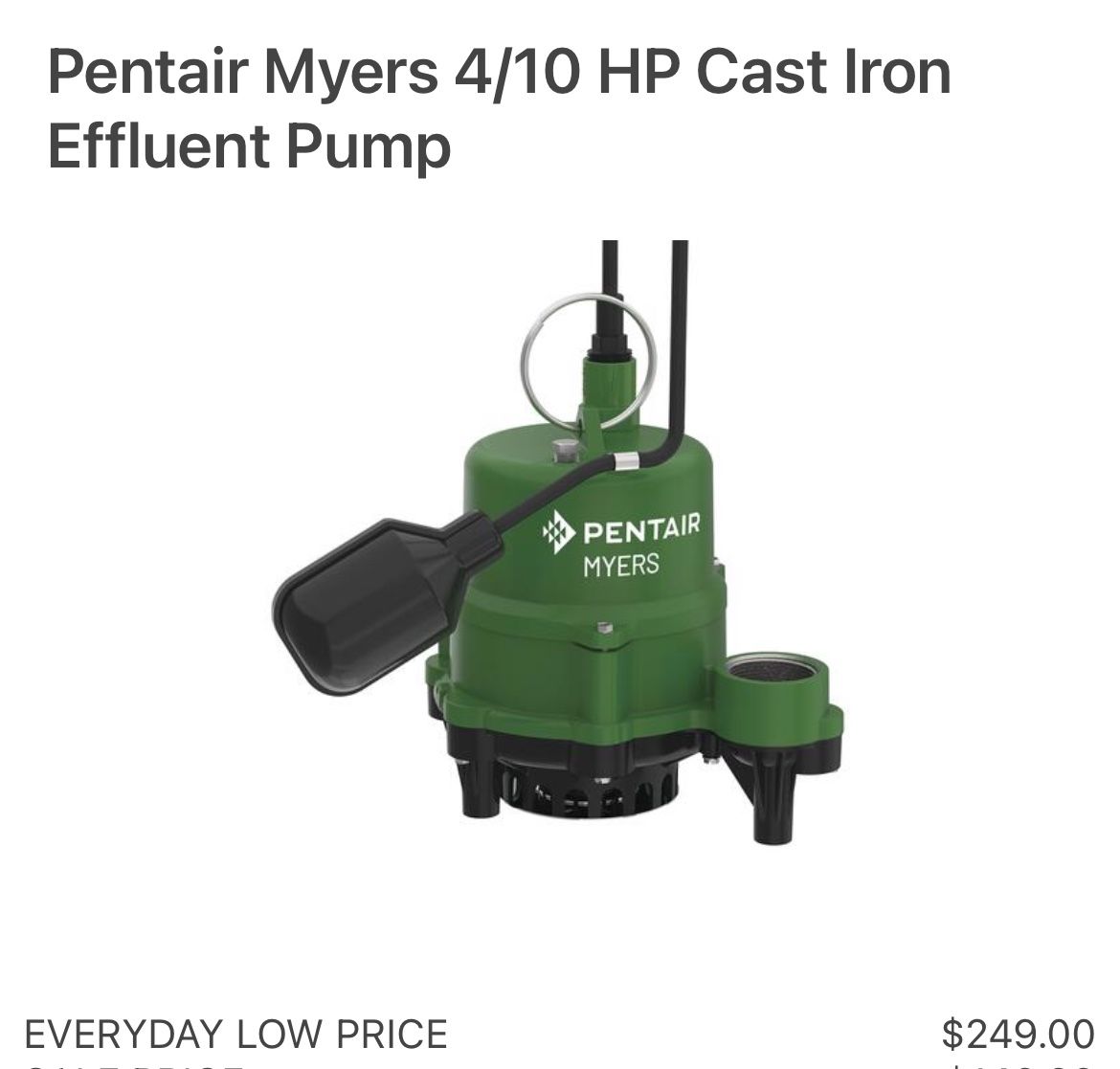 Sump pump