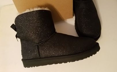 Women's mini bailey bow sparkle clearance booties