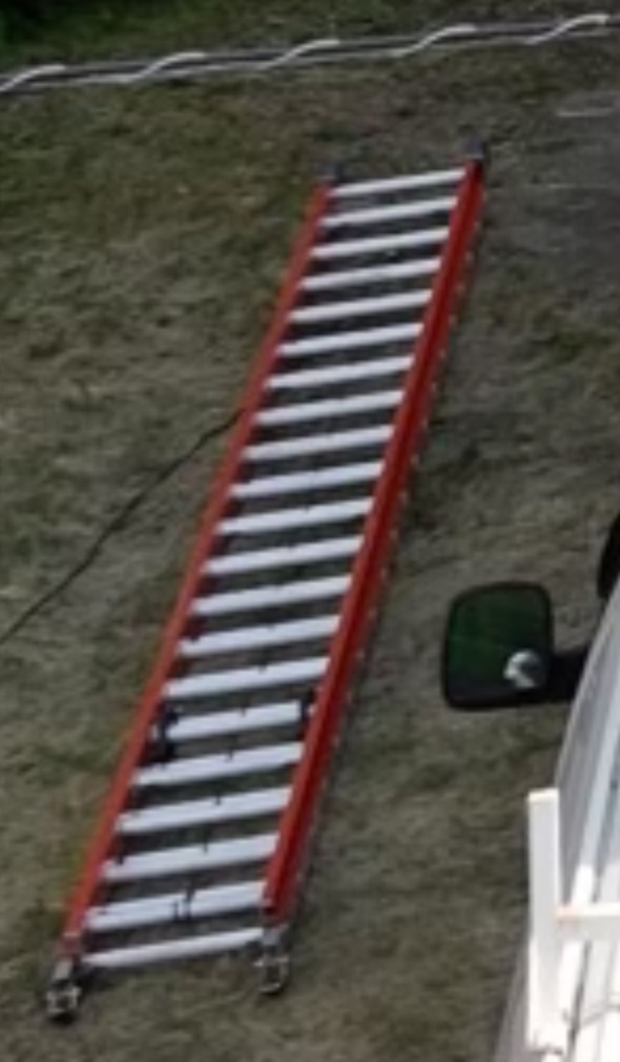 40 ft. Fiberglass Extension Ladder, ANSI, Type IA, 300 lbs. Load Capacit