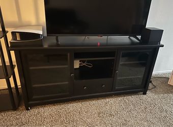 Wooden Entertainment System/TV Stand (ITEMS ON TV STAND NOT INCLUDED)