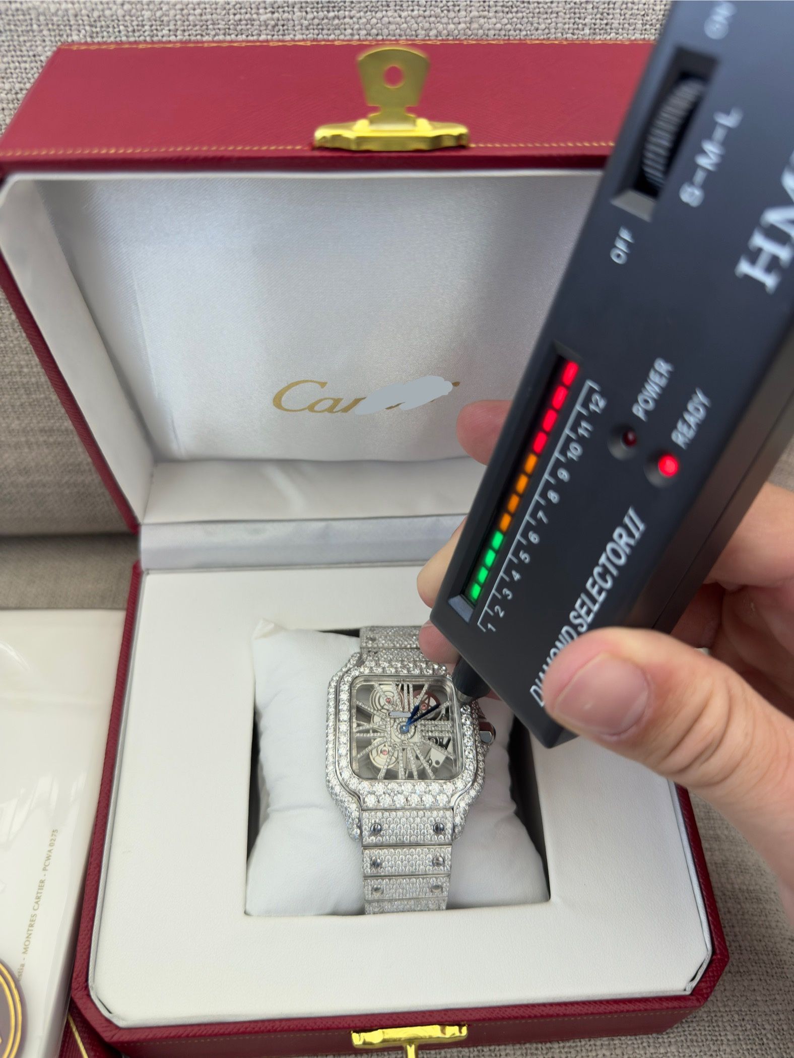 Moissanite Automatic Men’s Watch