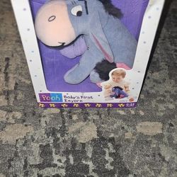 Pooh Baby's First Eeyore. Designed For Infants. Brand New and Unopened!!