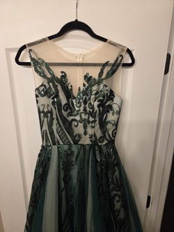 Emerald Green Firmal Dress