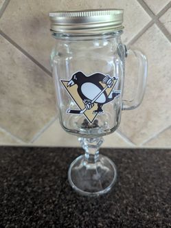 Mason jar mug with handle