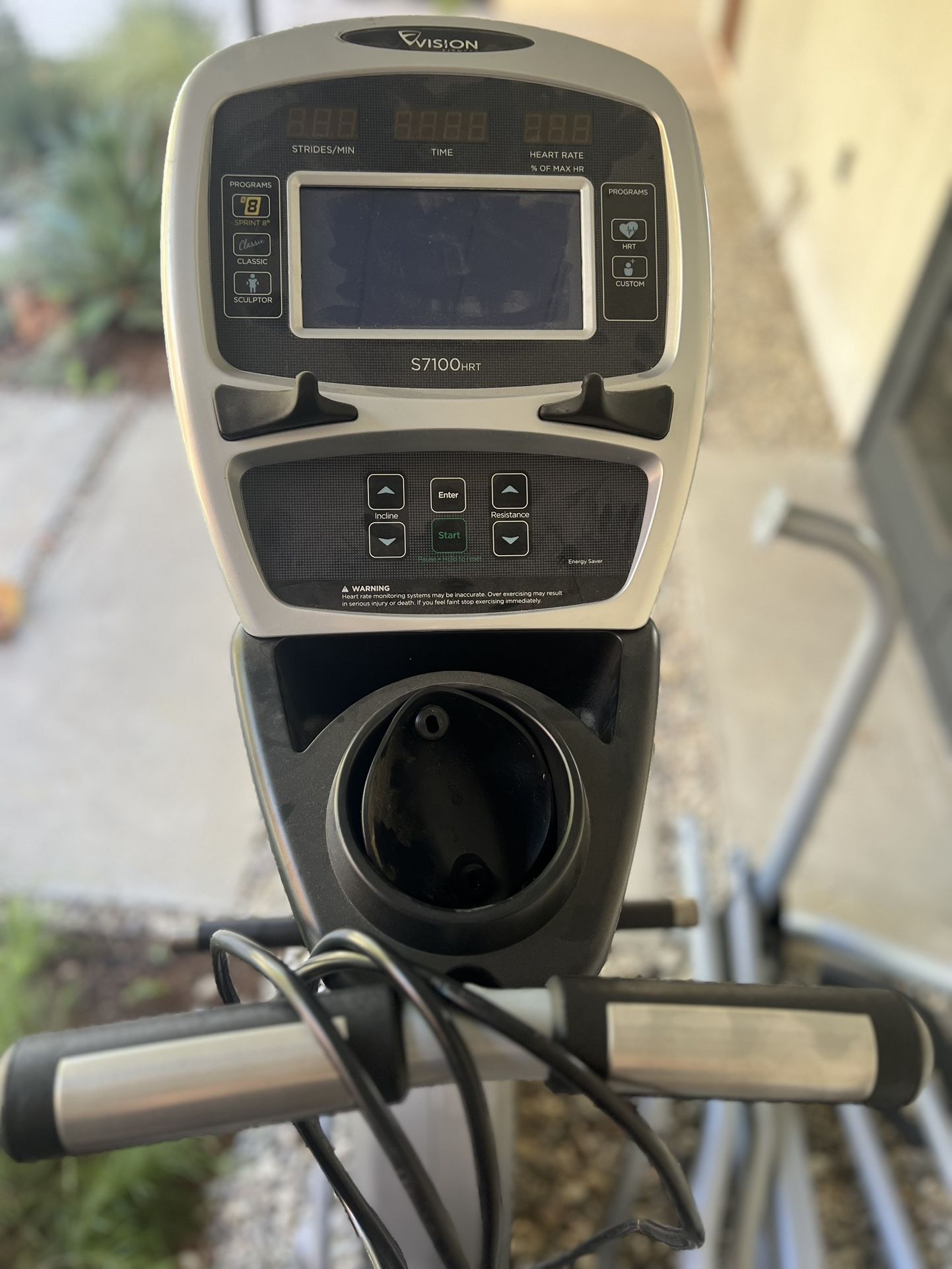 Vision Fitness S7100 Elliptical Trainer 