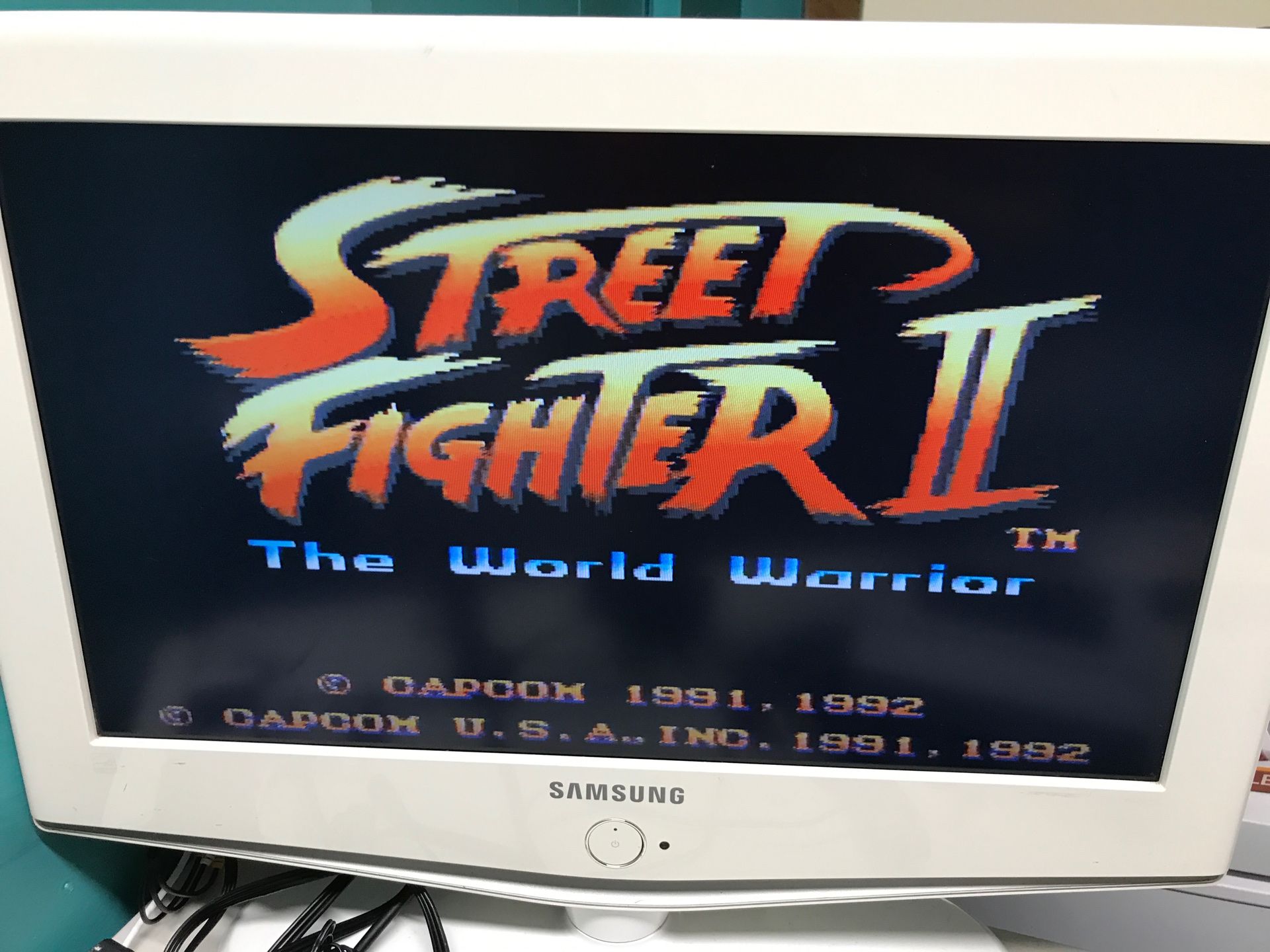 Super Nintendo street fighter