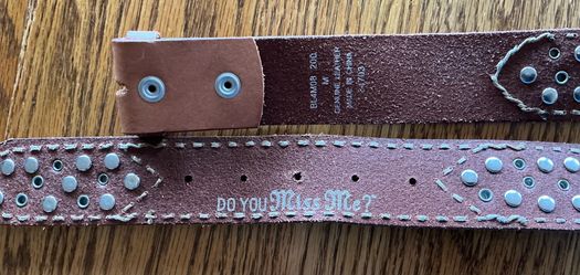 Miss Me belt and Nocona Buckle