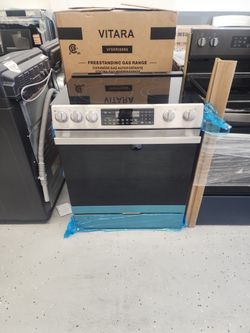 New Sharp Slide In Electric Stove