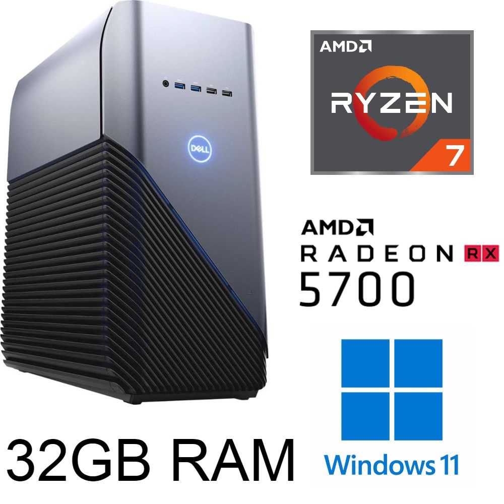Dell Inspiron Gaming PC Ryzen 7 32GB RX 5700 GPU