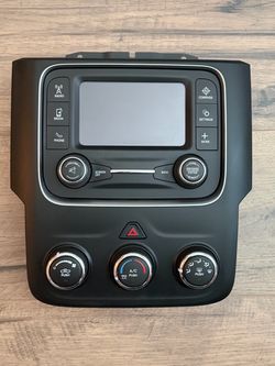 Dodge Ram Center Console Radio & AC Control Panel