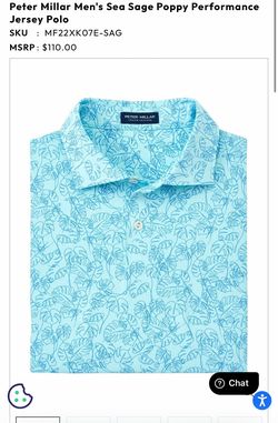 New Peter Millar Gold Polo - Sizes S, M, L, XL, XXL