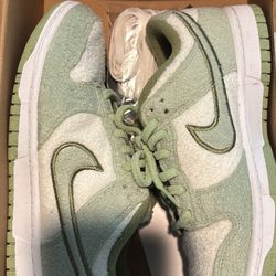 Women Dunk Low Fleece Honeydew