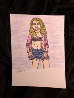 Cartoon Caricature Of Hilary Duff