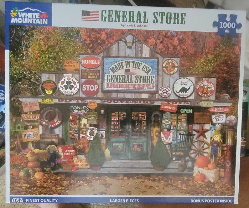 White Moumtain Puzzle -Country Store 1,000 Pieces