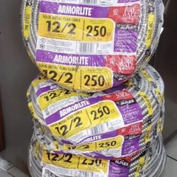 MC ARMORLITE CABLE 12/2 ,,,250 FT 165 DLS FOR ROLL