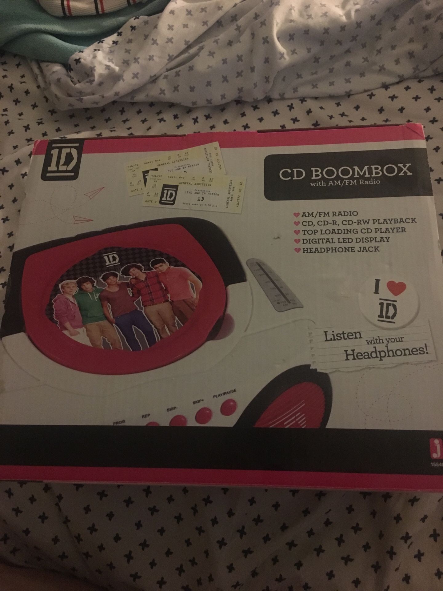 One Direction CD, BOOMBOX with RADIO.