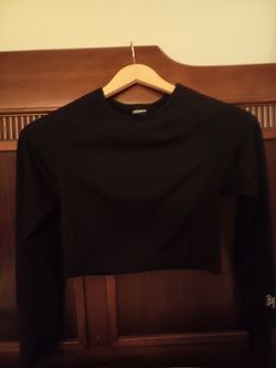 Pink(Victoria secrets) Seamless Shirt Crop Athletic Long Sleeves